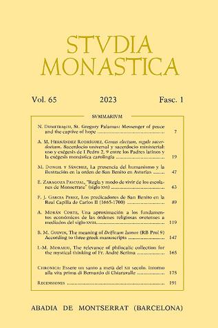 Studia Monastica