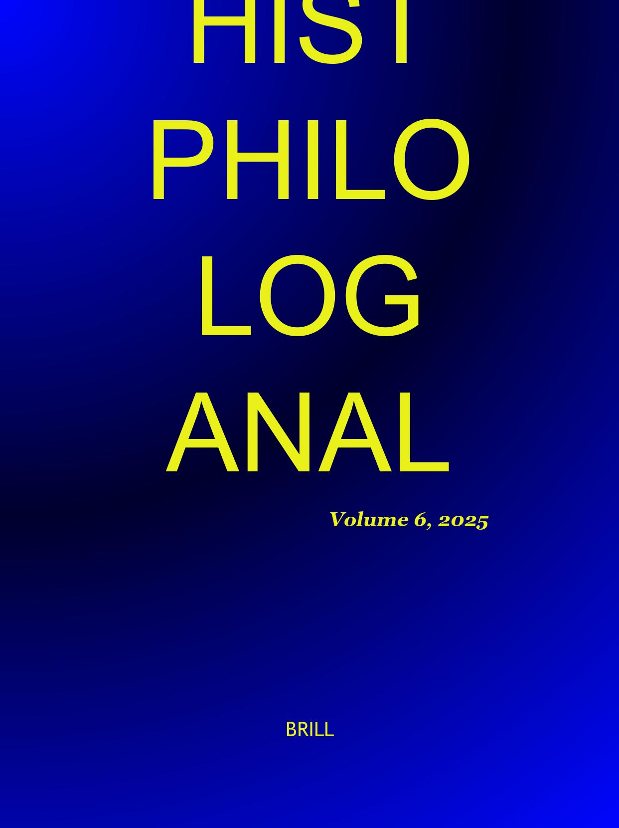 History Of Philosophy & Logical Analysis